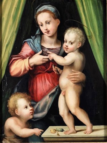 VIERGE À L'ENFANT ET SAINT JEAN